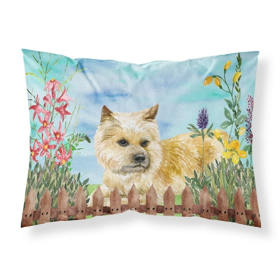 Cairn Terrier Spring Fabric Standard Pillowcase