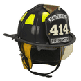 thumbnail image 1 of Cairns 1010 Black Traditional Fiberglass Helmet, NFPA, OSHA, 1 of 1