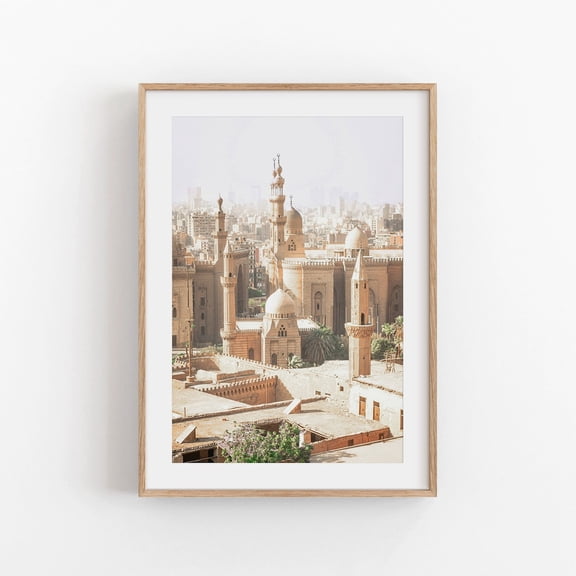 Cairo City Print, Cityscape Wall Art, Photography Print, City View Art Square, Photo Poster, Egypt Room Decor, Egypt Poster Wall Art, Modern Wall Decor, 16x24 UNFRAMED
