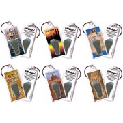Cairo FootWhere Souvenir Keychains. EG100 - Assorted 6 Piece Set