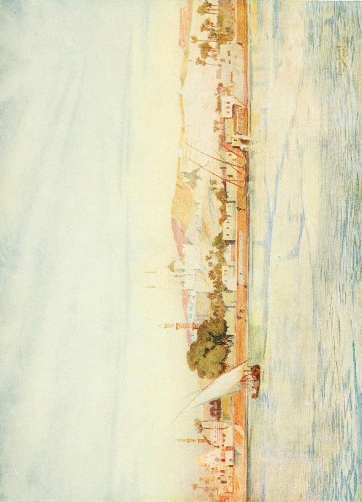 Cairo Jerusalem and Damascus 1912 The Citadel of Cairo Canvas Art - Walter Tyrwhitt (24 x 36)