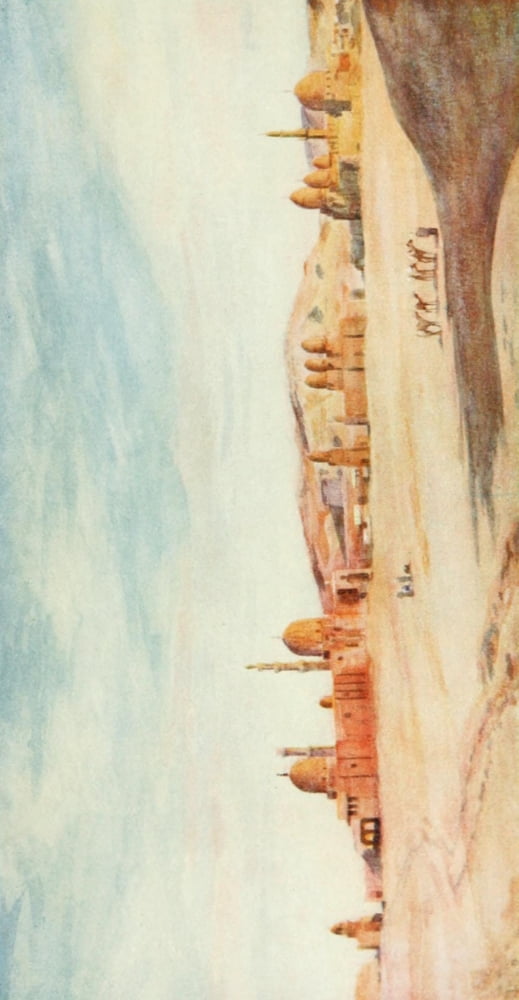 Cairo Jerusalem and Damascus 1912 Tombs of the Caliphs Canvas Art - Walter Tyrwhitt (18 x 24)