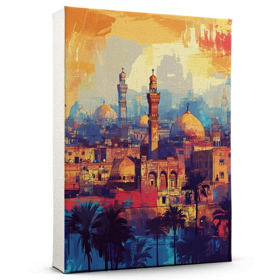 Cairo Travel Canvass, Egypt Canvass Wall Art, Cairo Canvas Decor Paintings, Egypt Pictures Canvas - 101AZ211