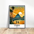 Cairo Travel Egyptian Egypt City Office Desk Illustration Art Print ...