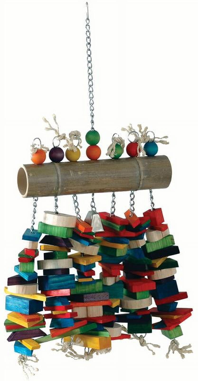 Caitec Featherland Paradise Bamboo Log Bird Toy - Extra Large