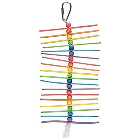 Caitec Featherland Paradise Popsicle Sticks Bird Toy Pet, 4.5" x 10"