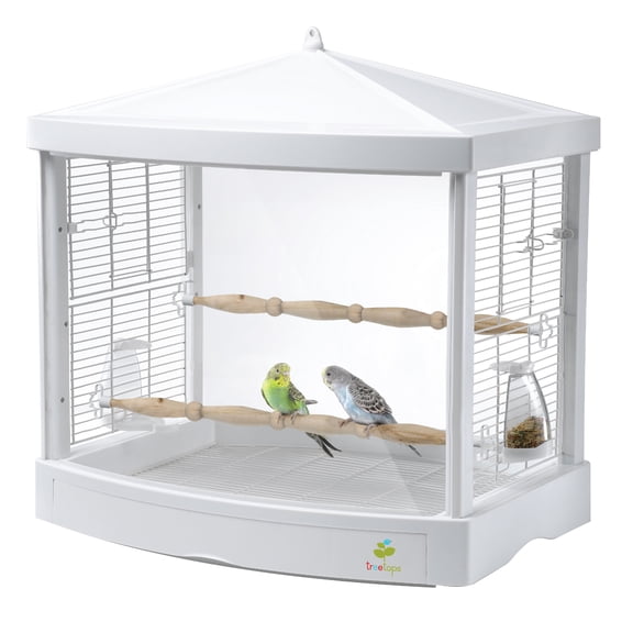 Caitec Featherland Paradise Tree Tops Clear View Small Bird Habitat