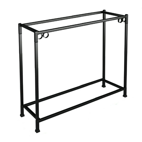 Caitec Titaneze 30 Gallon Powder Coated Square Steel Tubing Tank Stand, Black