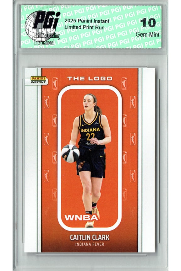 Caitlin Clark 2025 WNBA The Logo #LOGO-26 Only 1,447 Made Rare Card PGI 10