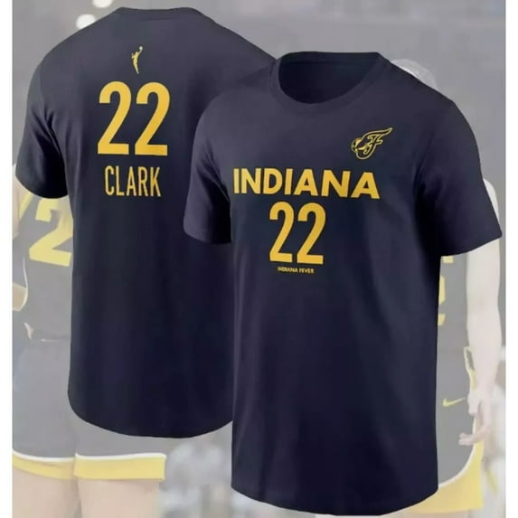 Caitlin Clark #22 Indiana Fever 2024 Unisex T-shirt, Player Name & Number Shirt, yyy Color, Size XL