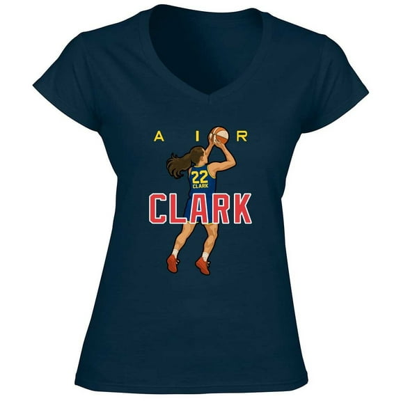 Caitlin Clark Air Indiana LADIES V-NECK Shirt T-Shirt