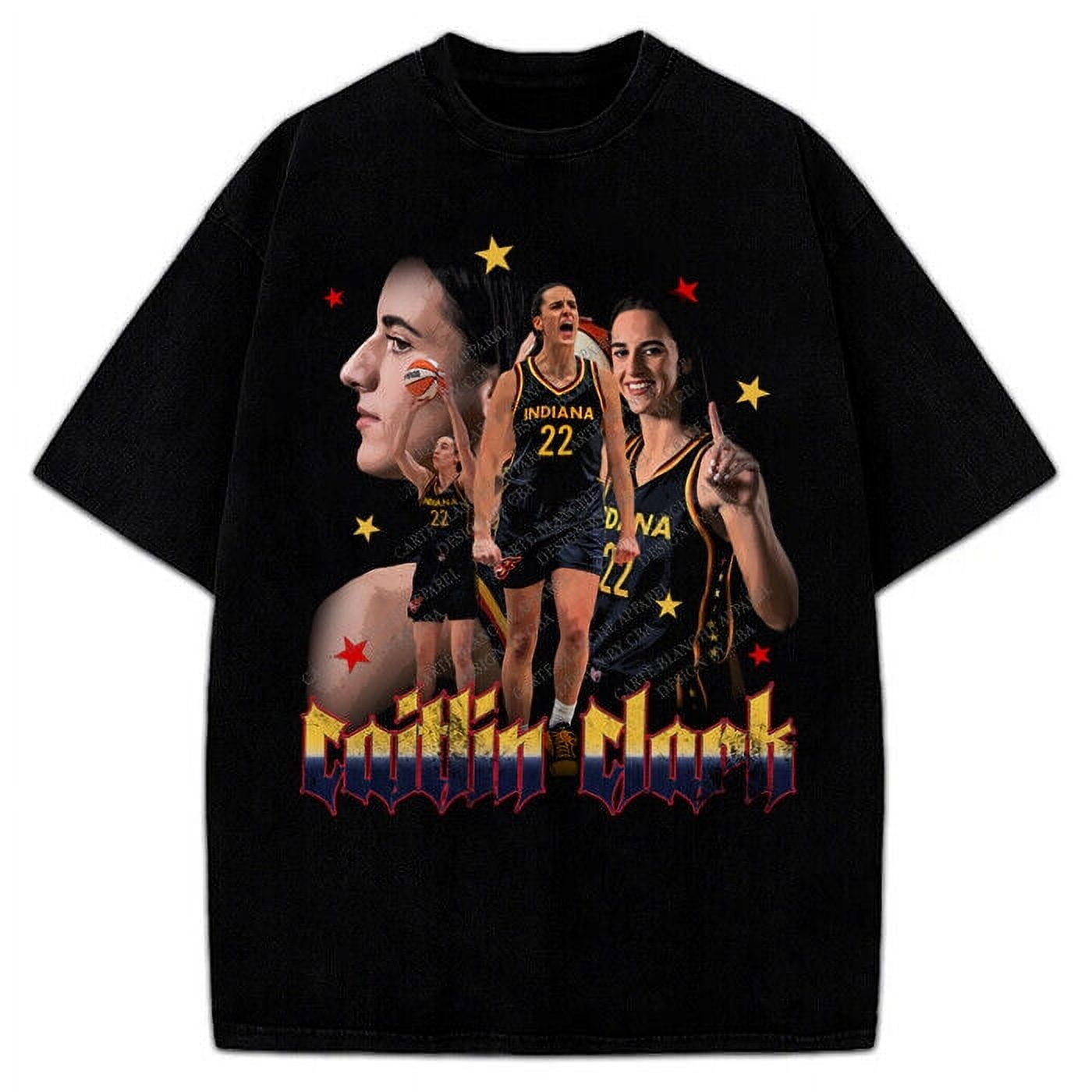 Caitlin Clark Fever TShirt Indiana Basketball Fan Art Graphic Tee