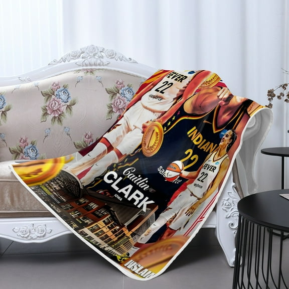 Caitlin Clark Ice Silk Blanket.40"x50"