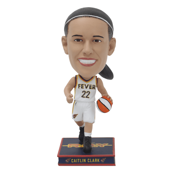 FOCO Caitlin Clark Indiana Fever ROY Mini Bobblehead Collectible 4.5 Inch 1-Count