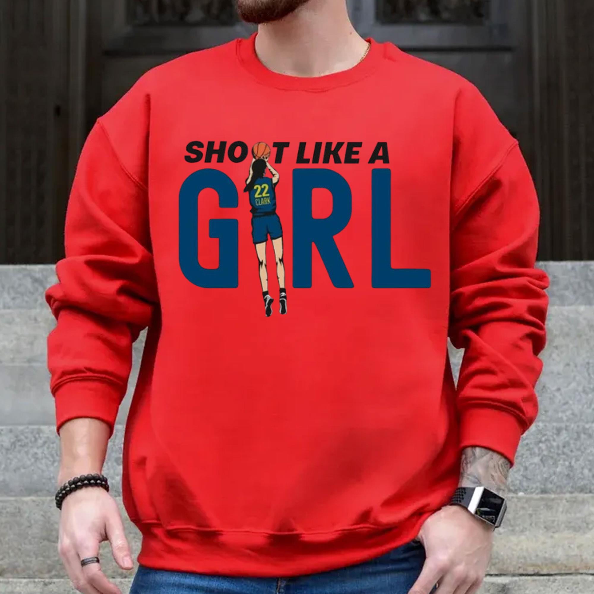 Caitlin Clark Indiana Fever shoot like a girl shirt LIMITED EDITION