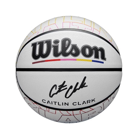 Wilson Caitlin Clark Journey Series Basketball - White/Multicolor, Size 6 - 28.5"