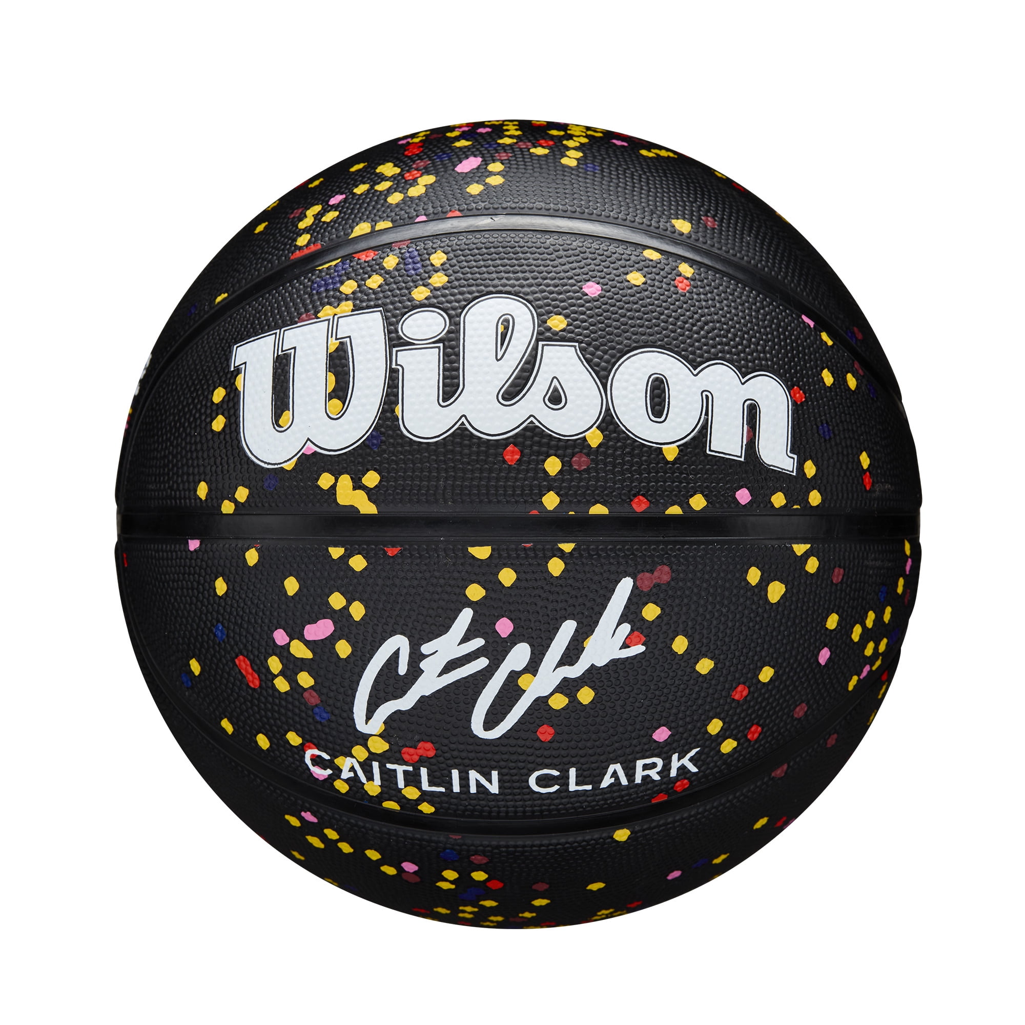 Wilson Caitlin Clark Journey Series Basketball - Black, Size 7 - 29.5"