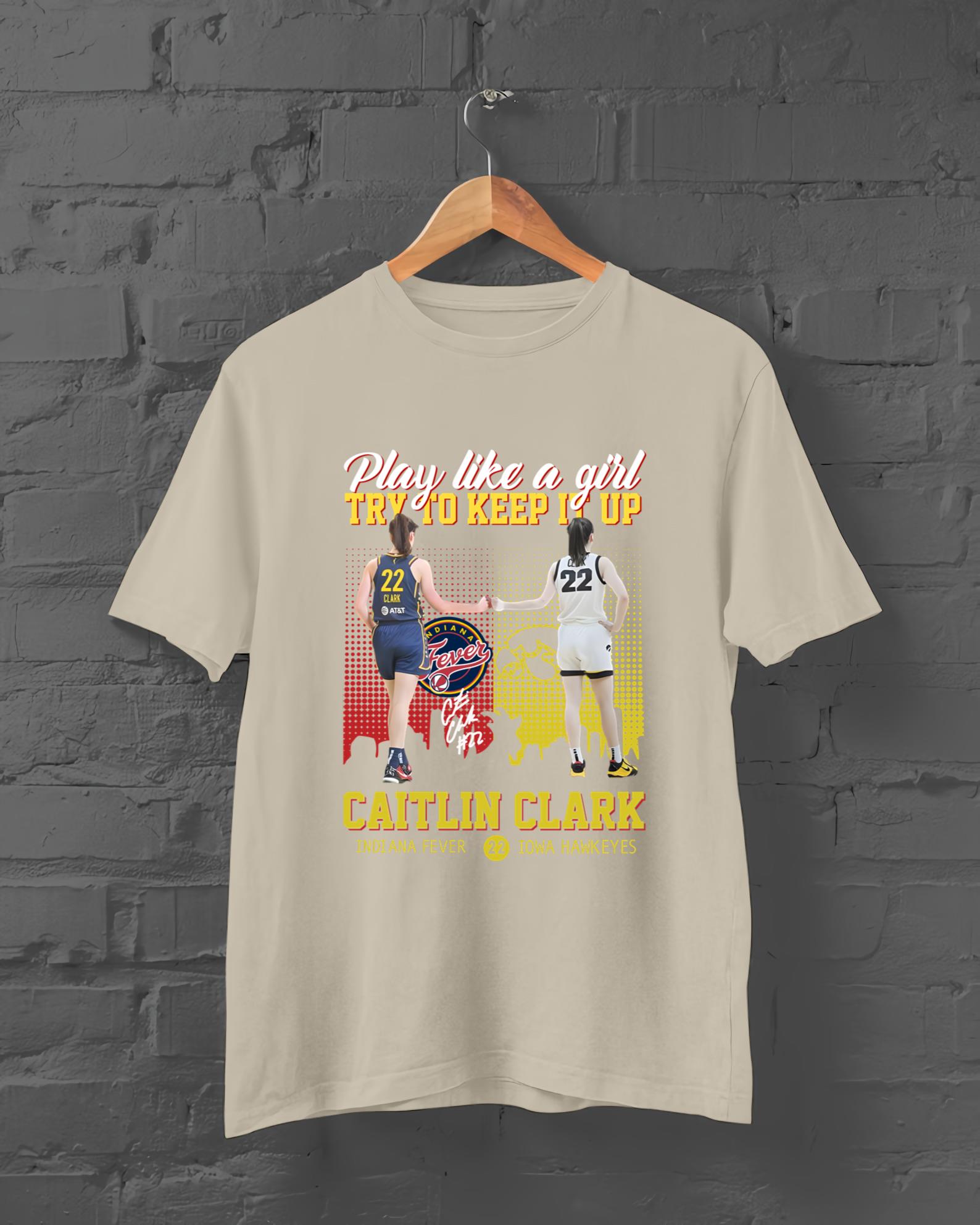 Caitlin Clark Just A Girl From Iowa Hawkeyes 22 Indiana Fever Shirt