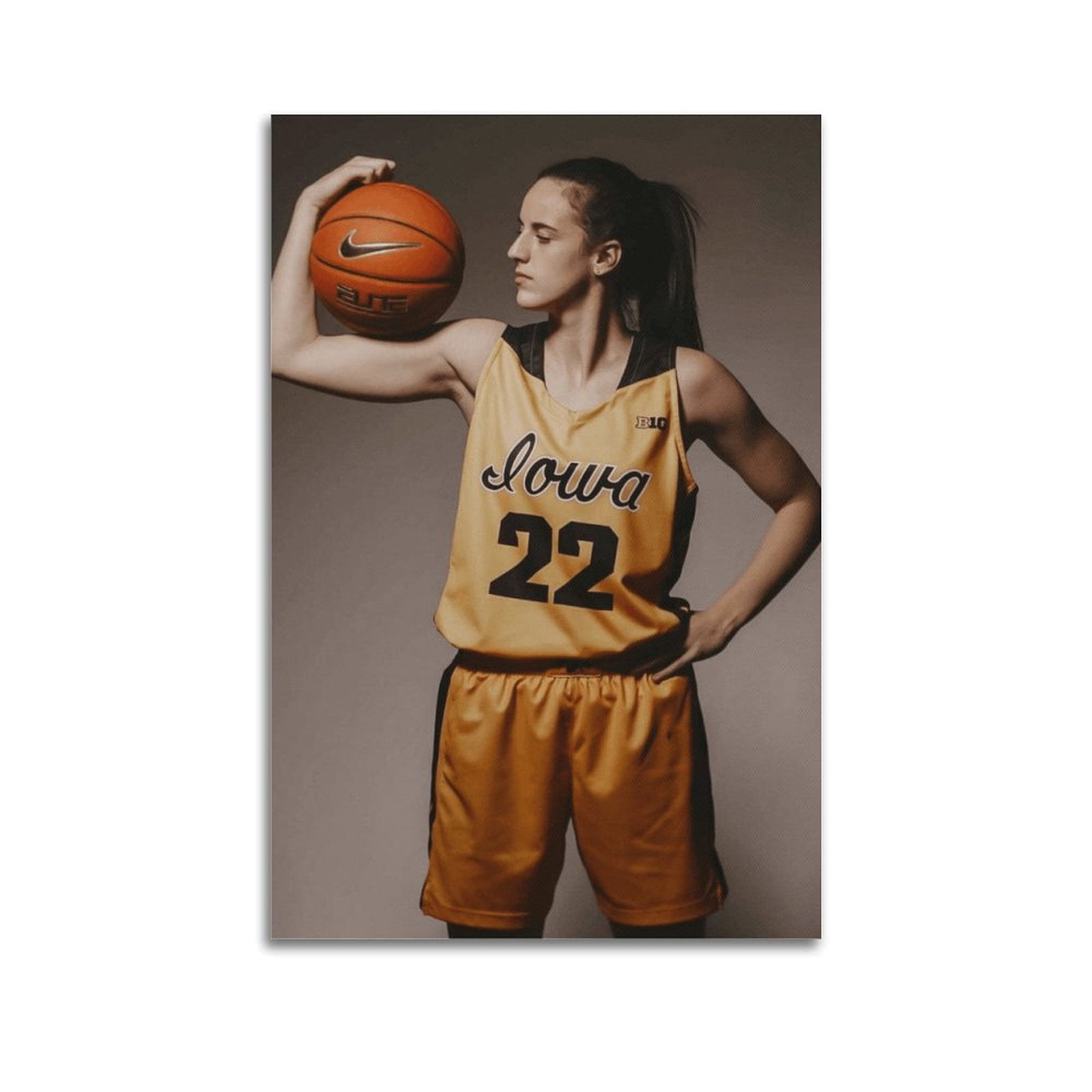 Caitlin Clark Painting Vintage Poster Picture Print Wall Art Poster Painting Canvas Posters ...