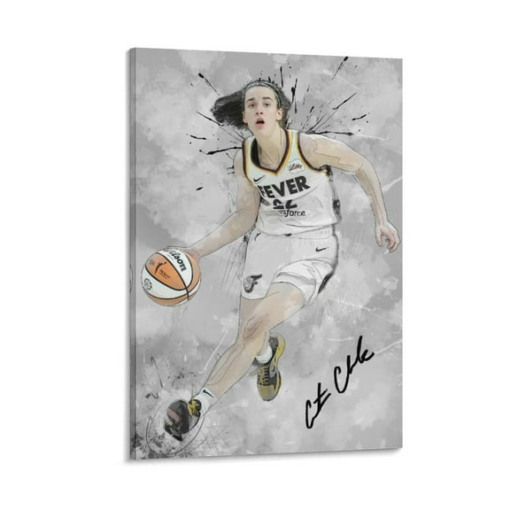 Caitlin Clark Poster Basketball Posters Poster For Bedroom Kitchen Bathroom Living Room Office Decor
