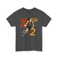 thumbnail image 1 of Caitlin clark Basketball Cartoon Unisex Heavy Cotton Tee-KWBCC2267-Dark Heather-M, 1 of 4