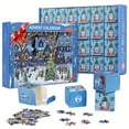 Caitzr Advent Calendar 2024 for Kid, Jigsaw Puzzle 24 Days Countdown