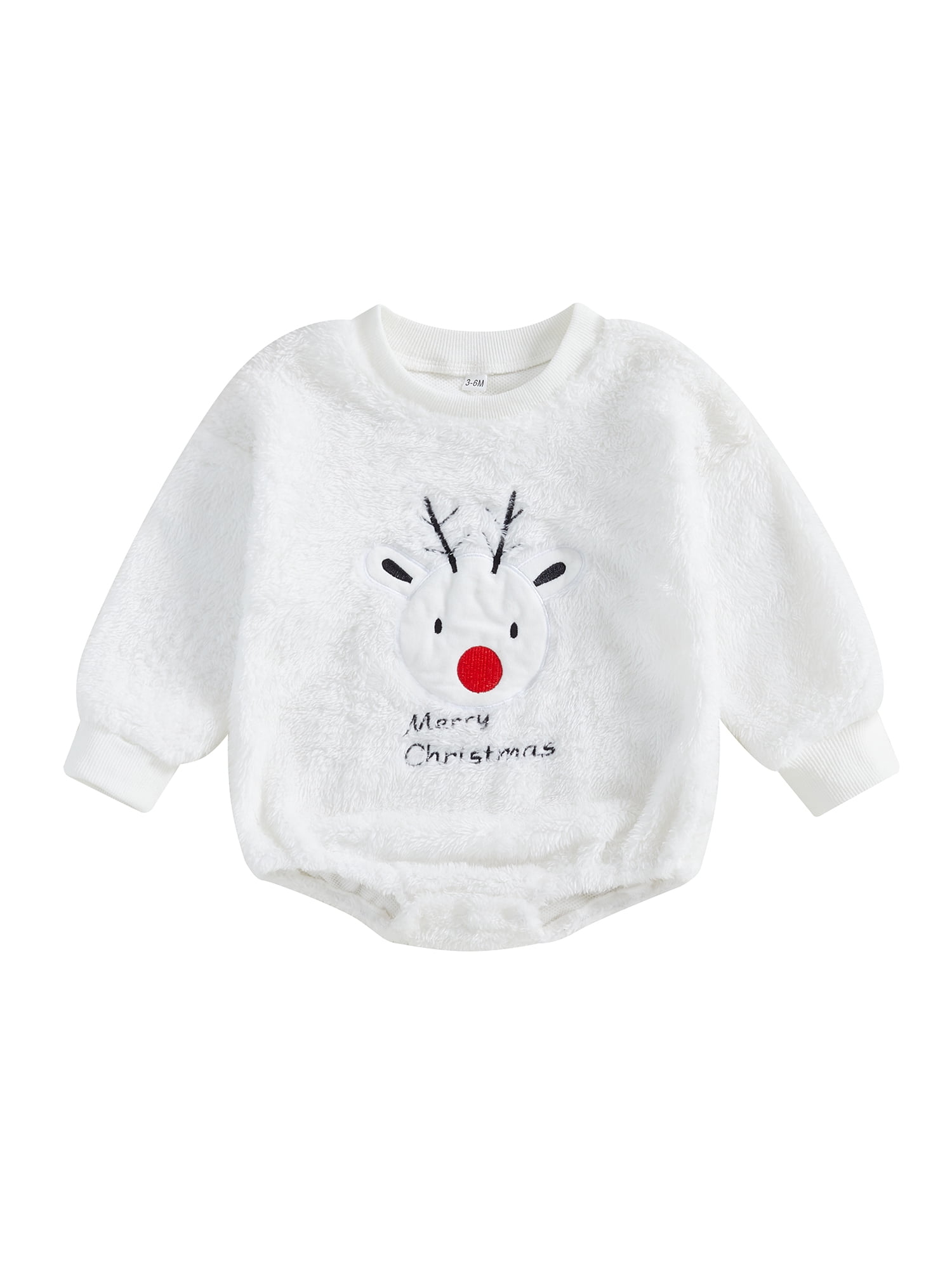 Adorable Mushroom Romper For Baby Girls - Smocked Long Sleeve With Floral Embroidery, Perfect Fall & Winter Outfit