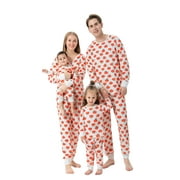 Caitzr Family Pajamas Matching Sets Halloween Pumpkin Sleepwear Halloween Outfit for Baby Adults and Kids Holiday PJS Set