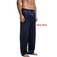 thumbnail image 1 of Caitzr Mens Silk Satin Pajamas Pyjamas Pants for Men Sleep Bottoms Nightwear Sleepwear Trousers, 1 of 6
