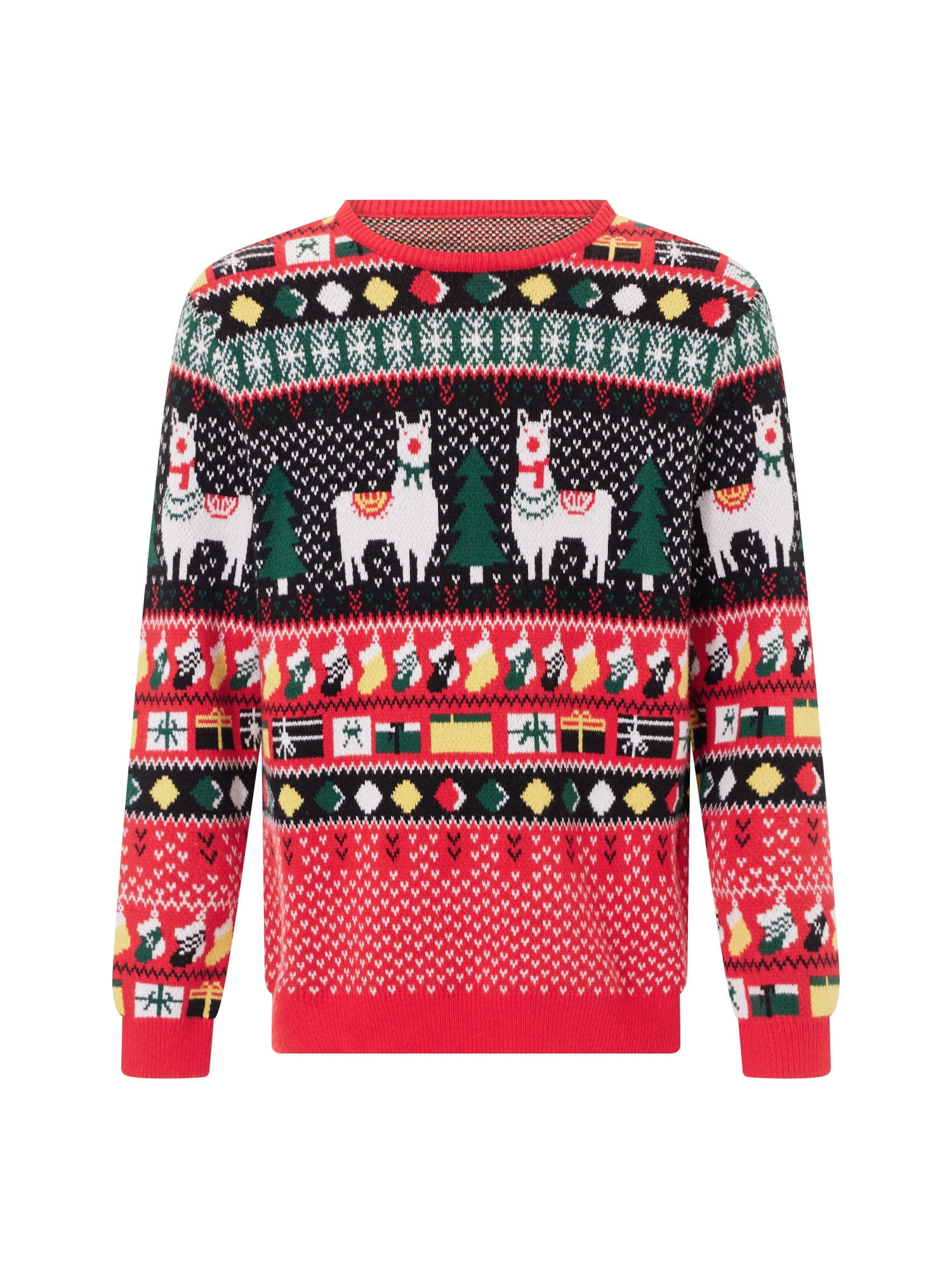 Caitzr Unisex Ugly Sweater Christmas Women Men Holiday Knit Pullover