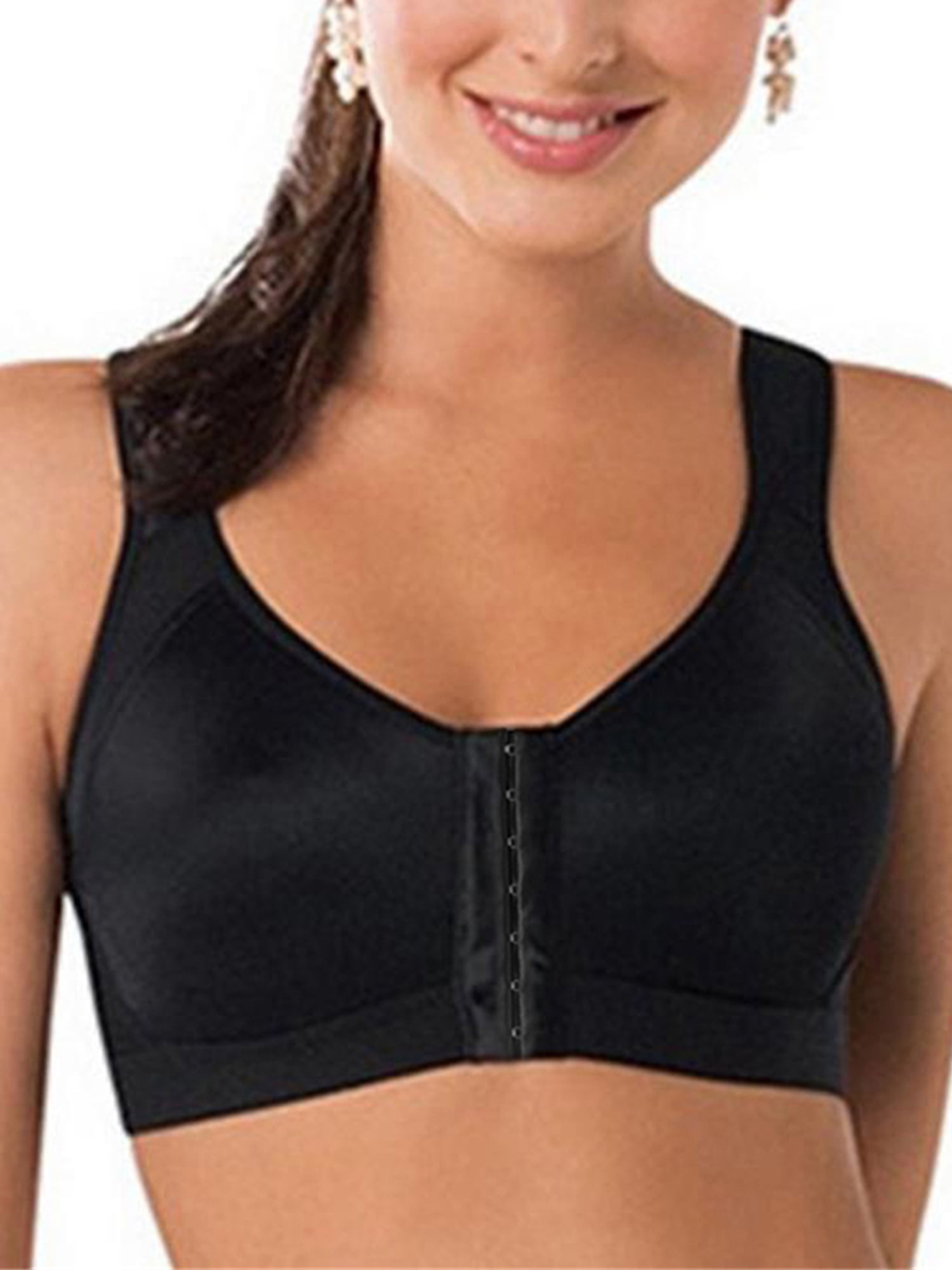 Sports Bra Women Zipper Underwear Push Up Yoga Crop Top Bras Solid