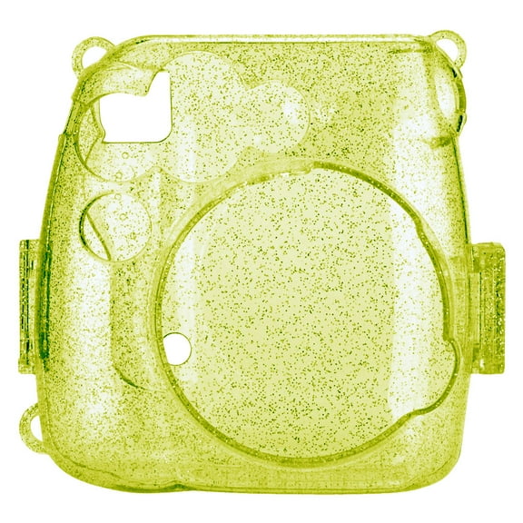 Caiul Glitter Hard Case for Fuji Instax Mini 8/9 Lime Green