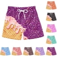 thumbnail image 1 of Caixia Boys Ice Cream Shorts Youth Baseball Mesh Shorts Pockets Quick-Dry Athletic Basketball Shorts, 1 of 6