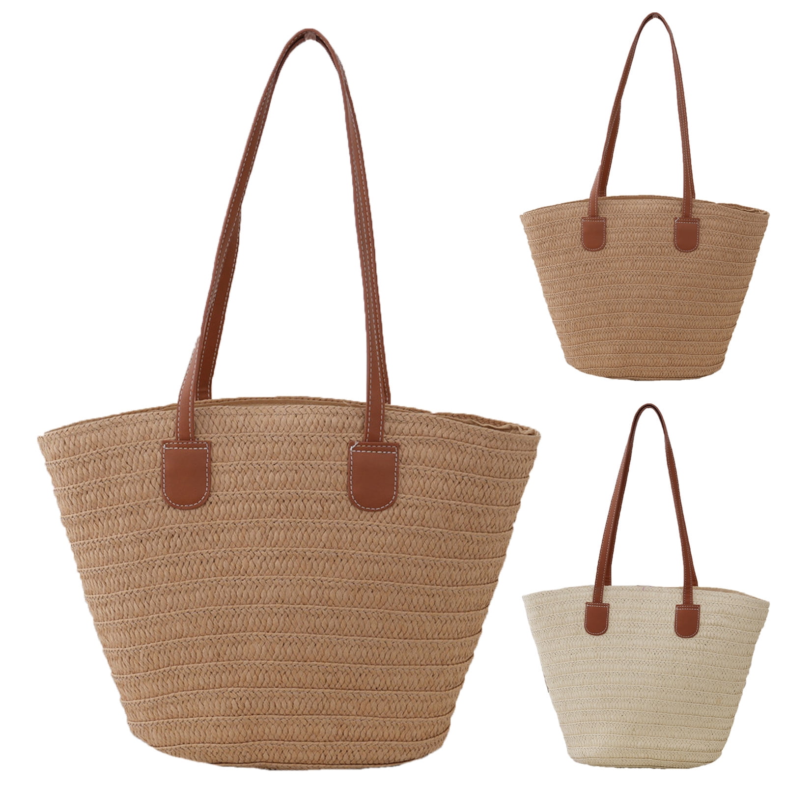 Texture In Clothing Caixia Straw Beach Tote Bag Hand Woven Artisan Texture Lightweight Mesh ...
