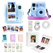 Caiyoule Accessories for Fuji Mini SE/7+/7c/7s Instant Camera Case, Mini Film Album Frames et - Pink Bow