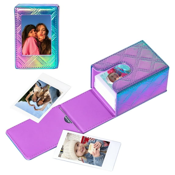 Caiyoule Picture Holder Case for Fuji Instax Mini SE/12/11/7/7+/Evo Camera 2.15x3.4 Inch Film - Colorful