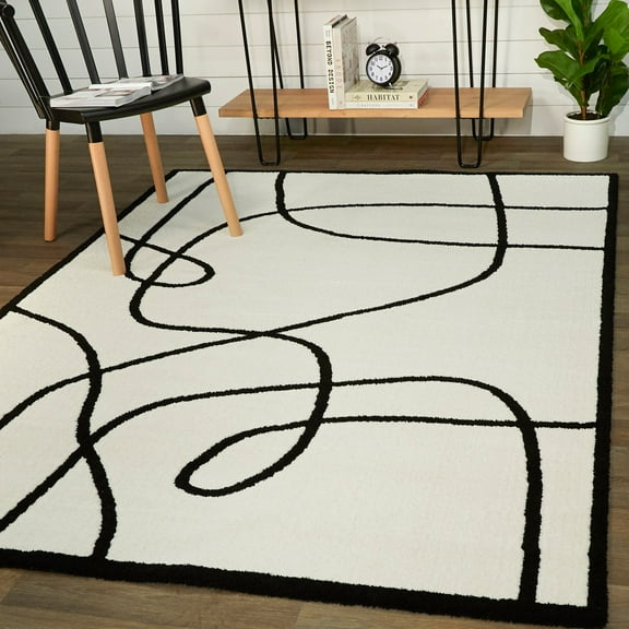 Cajal Abstract Modern Area Rug