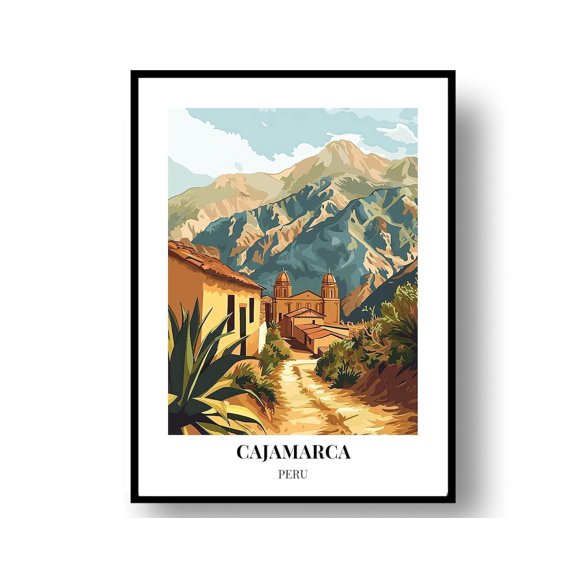 Cajamarca Travel Peru Wall Art