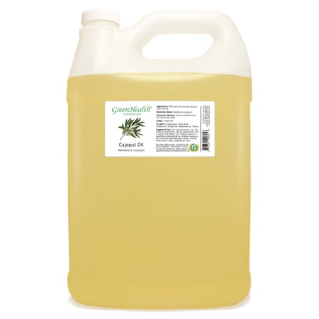 Cajeput Essential Oil - 1 Gallon - Clear Plastic Jug w/ Cap - GreenHealth