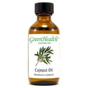 Cajeput Essential Oil - 2 fl oz - Amber Glass Bottle w/ Cap - GreenHealth