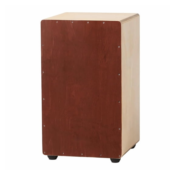 Cajon Box Drum - Large Birchwood Percussion Instrument with Snare - Natural Wood Finish - Portable Drum Kit for Adults & Beginners