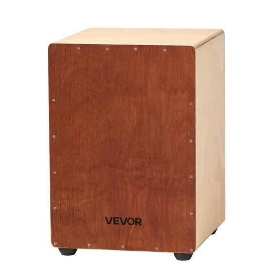 Cajon Box Drum Made of Premium Birchwood, Portable Wooden Percussion Instrument with Snare Wires, Adjustable Tone, Lightweight Travel Bag Included, Perfect for Beginners and Professional Musicians
