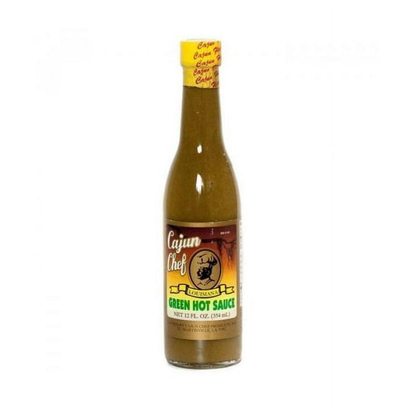 Cajun Chef Louisiana Green Hot Sauce 12 oz