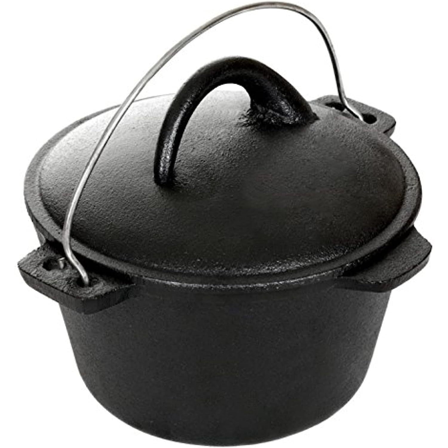 Cajun Classic 3-Quart Seasoned Cast Iron Sauce Pot - GL10491BS