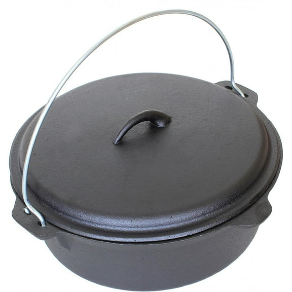 Cajun Classic 6-Quart Seasoned Cast Iron Dutch Oven