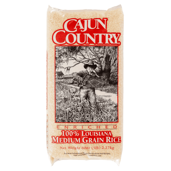 Cajun Country Enriched Medium Grain Rice - 5lb