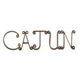 thumbnail image 1 of Cajun Cutout Lettering 15 Inch Rustic Finish Metal Shelf or Wall Decor, 1 of 1