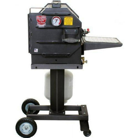 Cajun Express Smoker - 4 Rib Propane Pressure Smoker