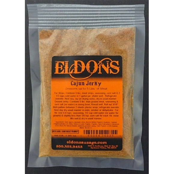 Cajun Jerky Seasoning Spices with Cure Seasons 5 Pounds of Meat # 4035