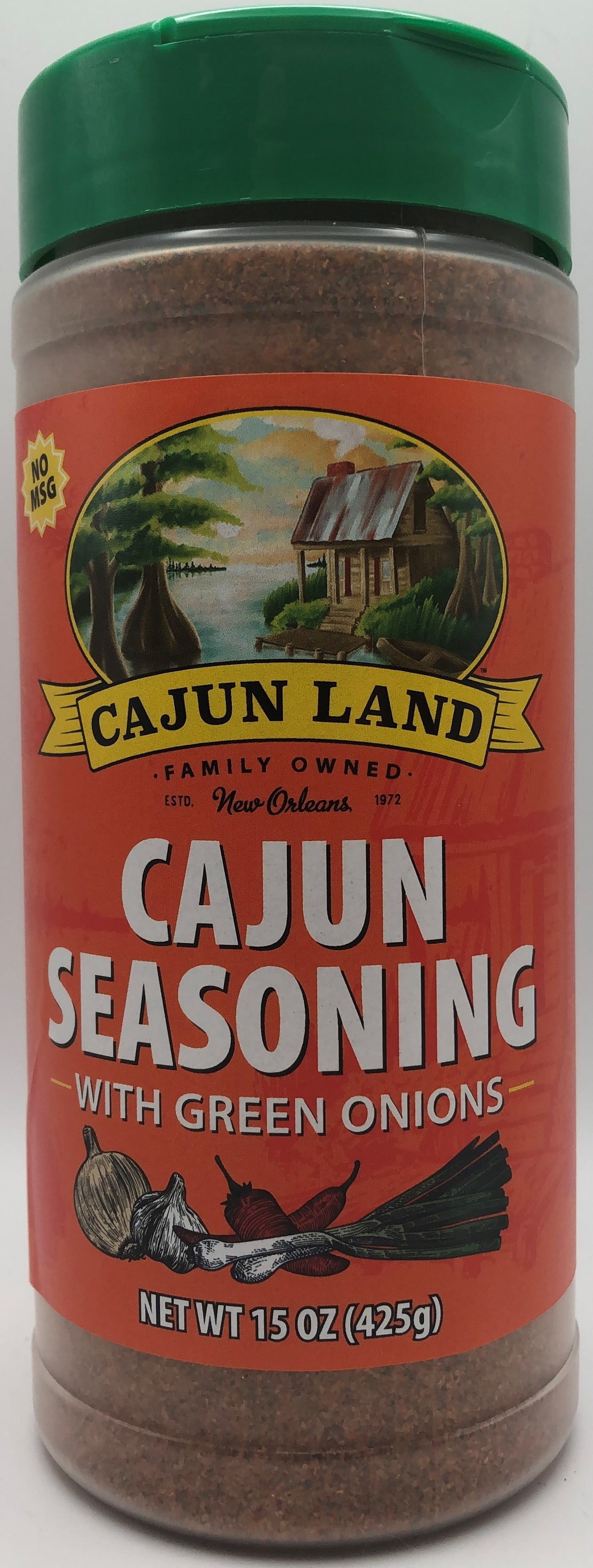 Cajun Land Cajun Seasoning with Green Onions 15 oz